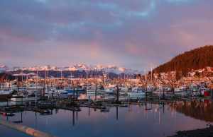 Photo of Cordova, the community that was studied after the Exxon Valdez oil spill to determine the effects of a technological disaster on a community.