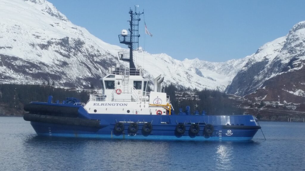 Photo of Prince William Sound escort tug.