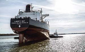 Photo of Liberty Bay courtesy of Aker Philadelphia Shipyard.