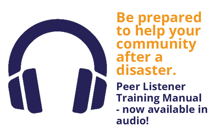 Audiobook of the Council’s award-winning Peer Listener Training Manual now available