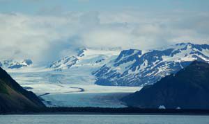 Glacier near Seward, Alaska. Photo by Linda Robinson, July 2010