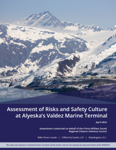 Council report assesses risks and safety culture at Alyeska’s Valdez Marine Terminal