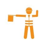 Icon of construction worker to notify visitors that the page is under construction. Thanks for you patience.